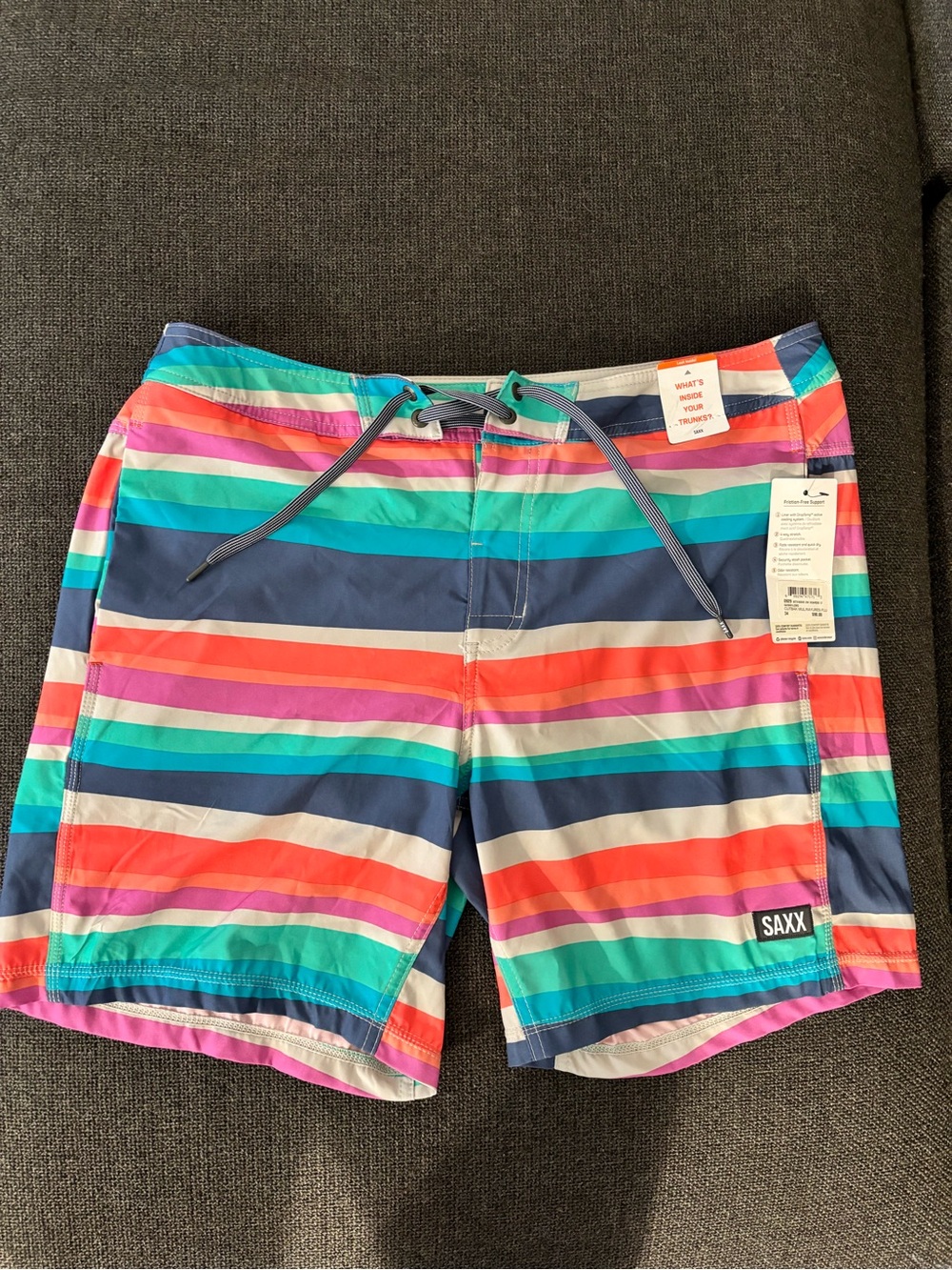 Saxx Men's Multistripe Swim Shorts